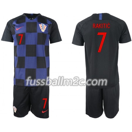 Fußballtrikots Kroatien RAKITIC 7 Kinder Auswärts Trikotsatz WM 2018 Fußballtrikots Kroatien RAKITIC 7 Kinder Auswärts Trikotsatz WM 2018